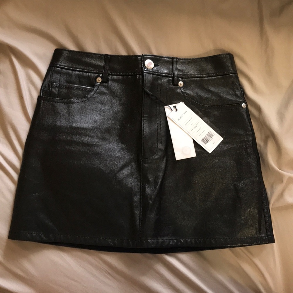 Leather Mini skirt